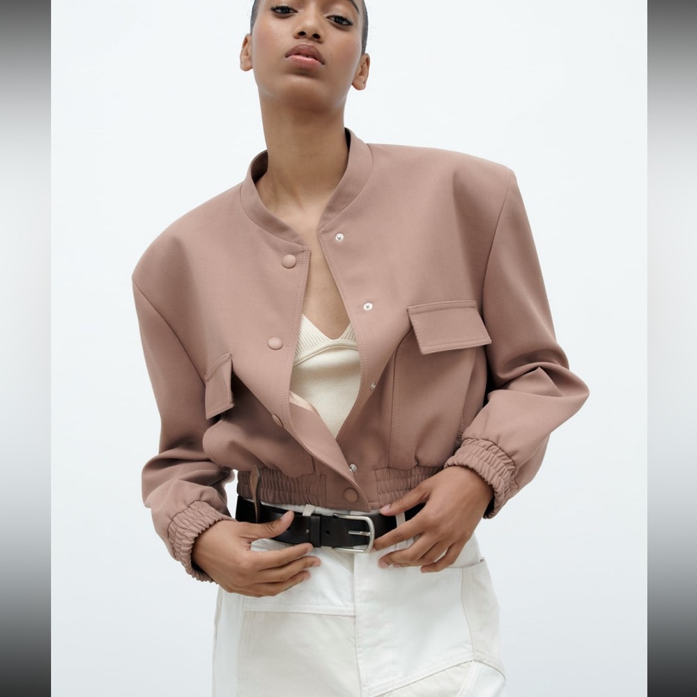 ZARA MAXI POCKET BOMBER